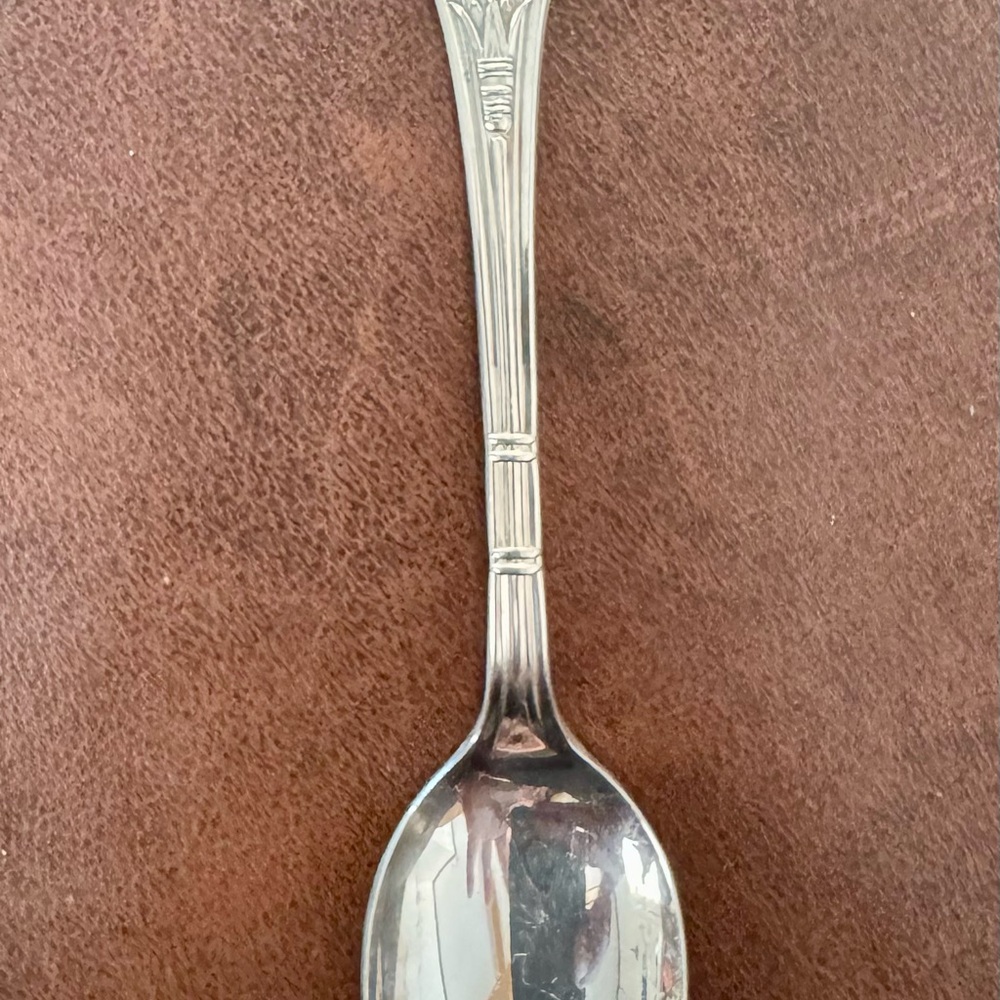 Rare 1909 Egyptian Decorative Silver Spoon